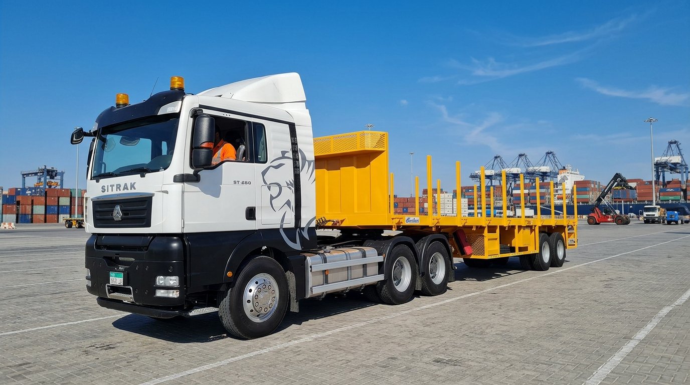 Sand Flatbed Trailers